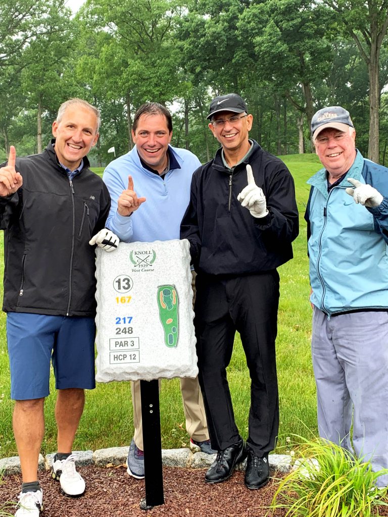 group of golfers