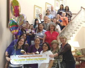 Staff of The Longview Assisted Living Residence at Christian Health Care Center in Wyckoff celebrates receiving the distinction of Advanced Standing status for the fifth year in a row.